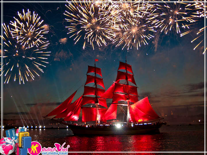 Du lịch Nga 7 ngày lễ hội đêm trắng giá tốt khởi hành từ Sài Gòn